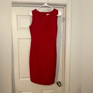Calvin Klein red dress